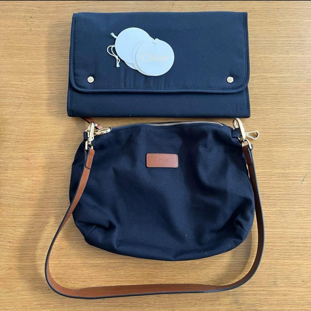 Chloé　クロエ　マザーズバッグ　新品未使用タグ付き　ネイビー