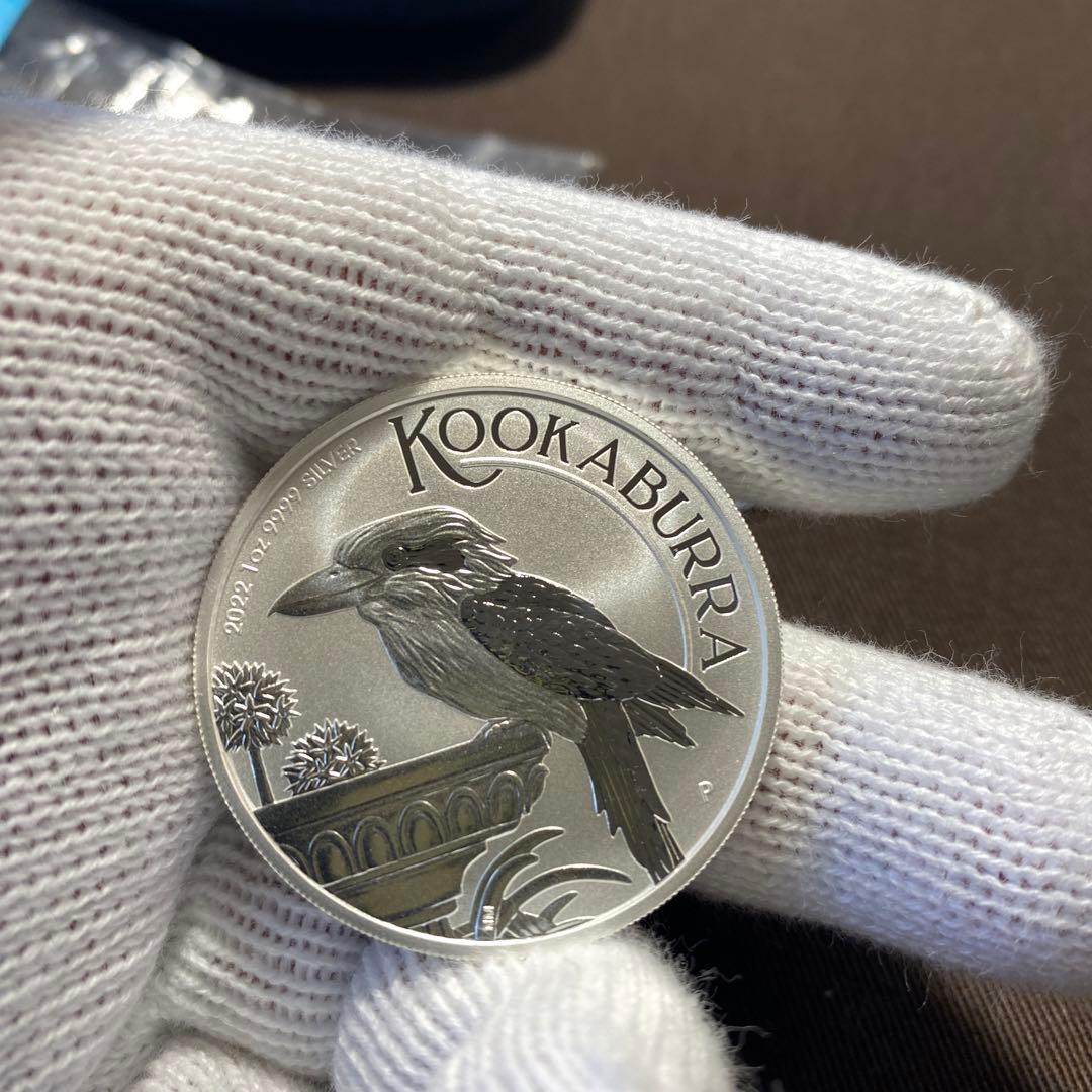 オーストラリア　大人気　ワライカワセミ2022 1オンス銀貨