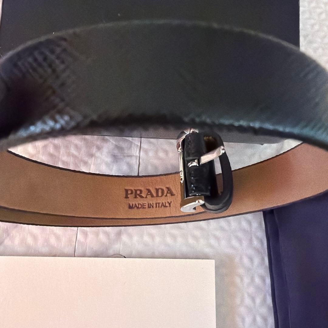 PRADA プラダ　レザーブレスレット　新品未使用