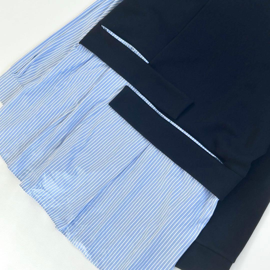 極美品 ENFOLD ダンボール スウェットレイヤーPULLOVER