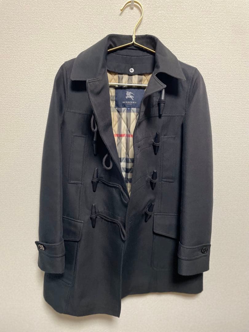BURBERRY ダッフルコート 38 ブラック