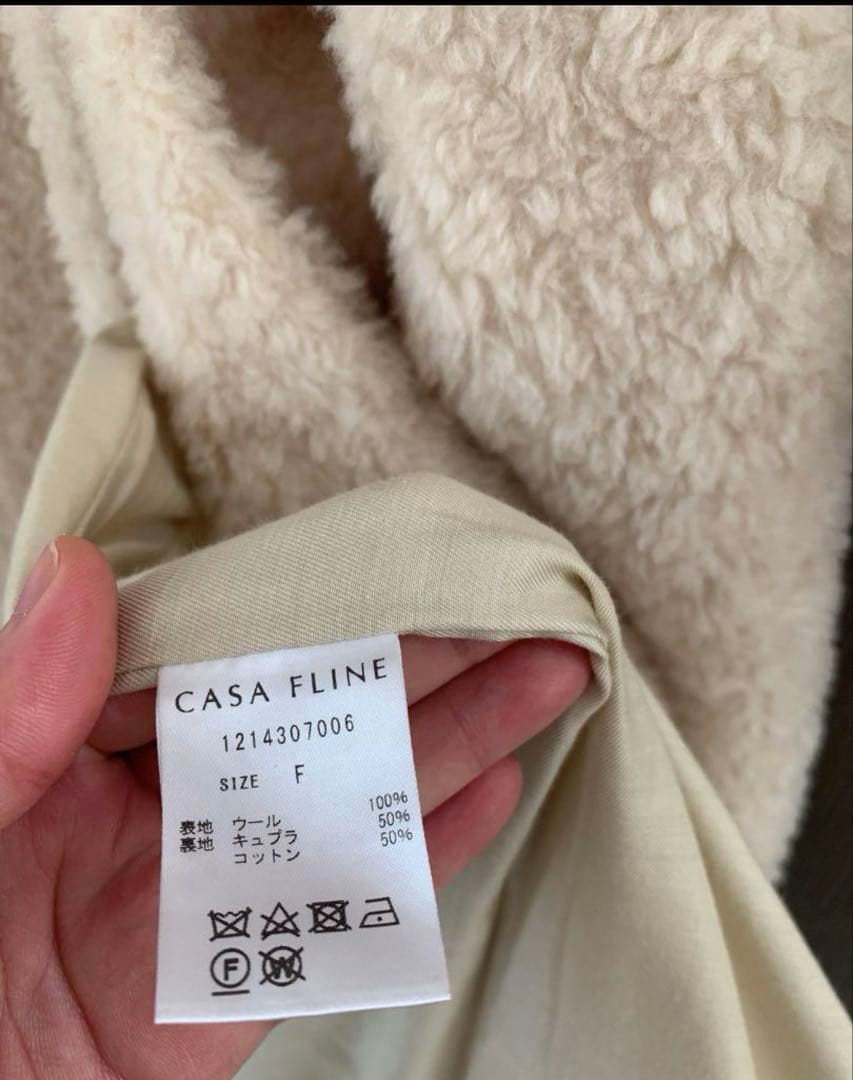 CASAFLINE❤︎ウールボアコート