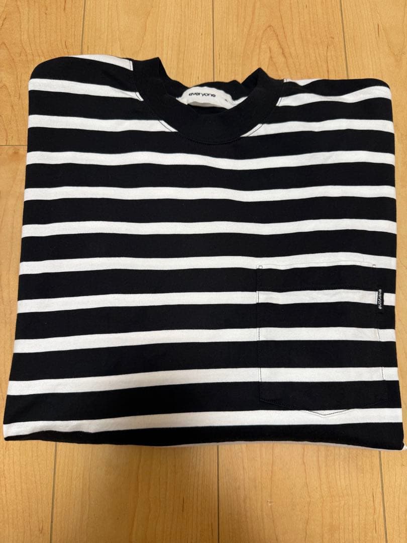 everyone 2025A/W ボーダーロングTシャツ XL 新品