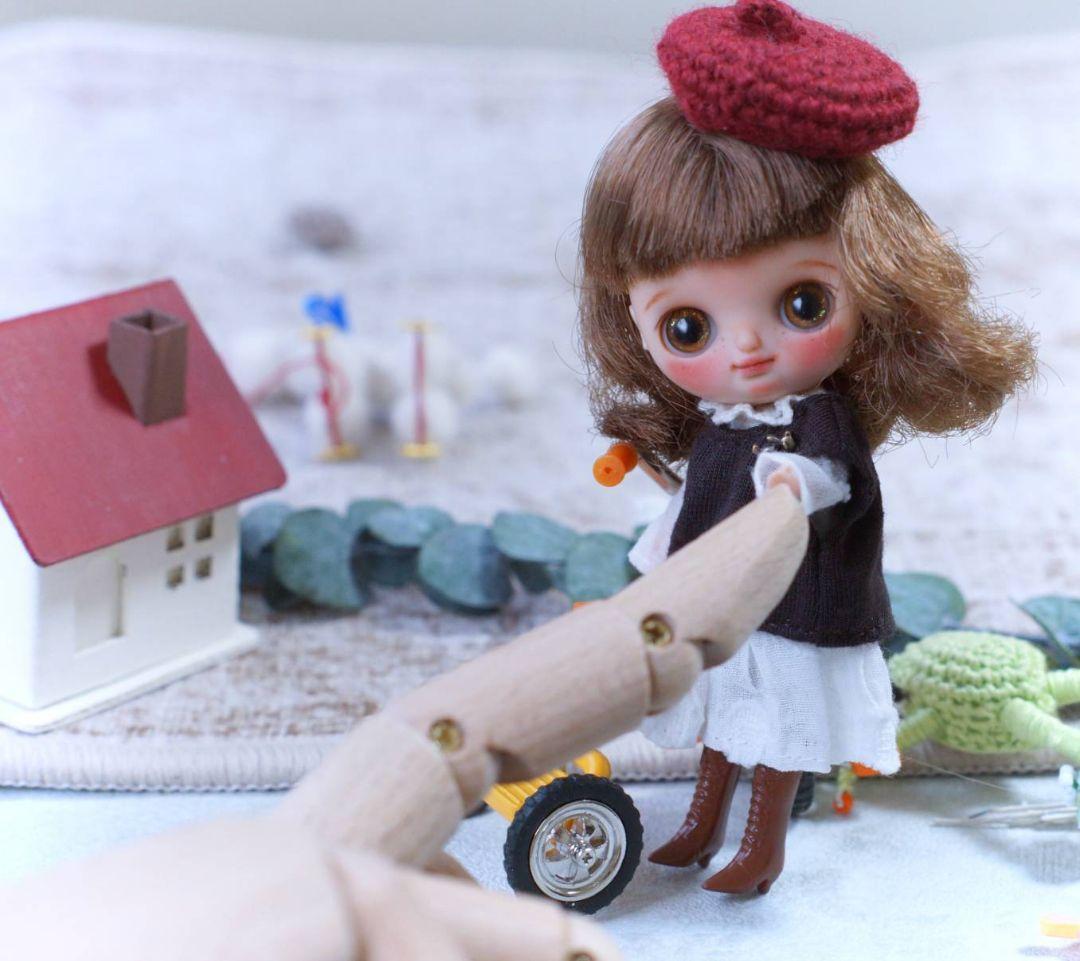 お迎え決まりました！カスタムプチブライス　シャーロットシャンピニオン