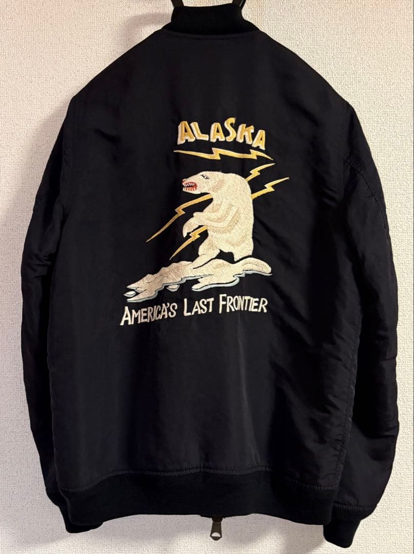 REMI RELIEF 66ナイロンボマージャケット ALASKA スカジャン
