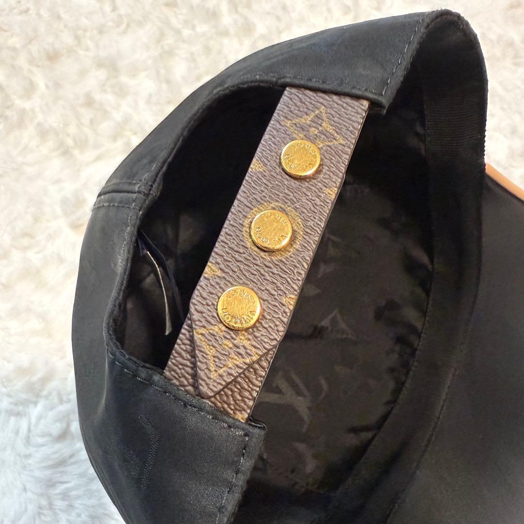 ルイヴィトン キャップ IVゲットレディー モノグラム ノワール M