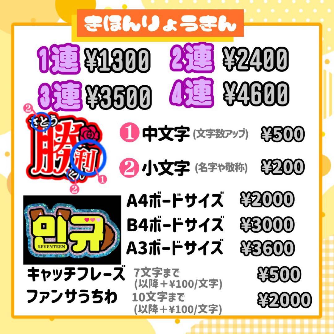 【1/29発】S☆様 うちわ文字 連結 折りたたみ オーダー 団扇屋さん ボード