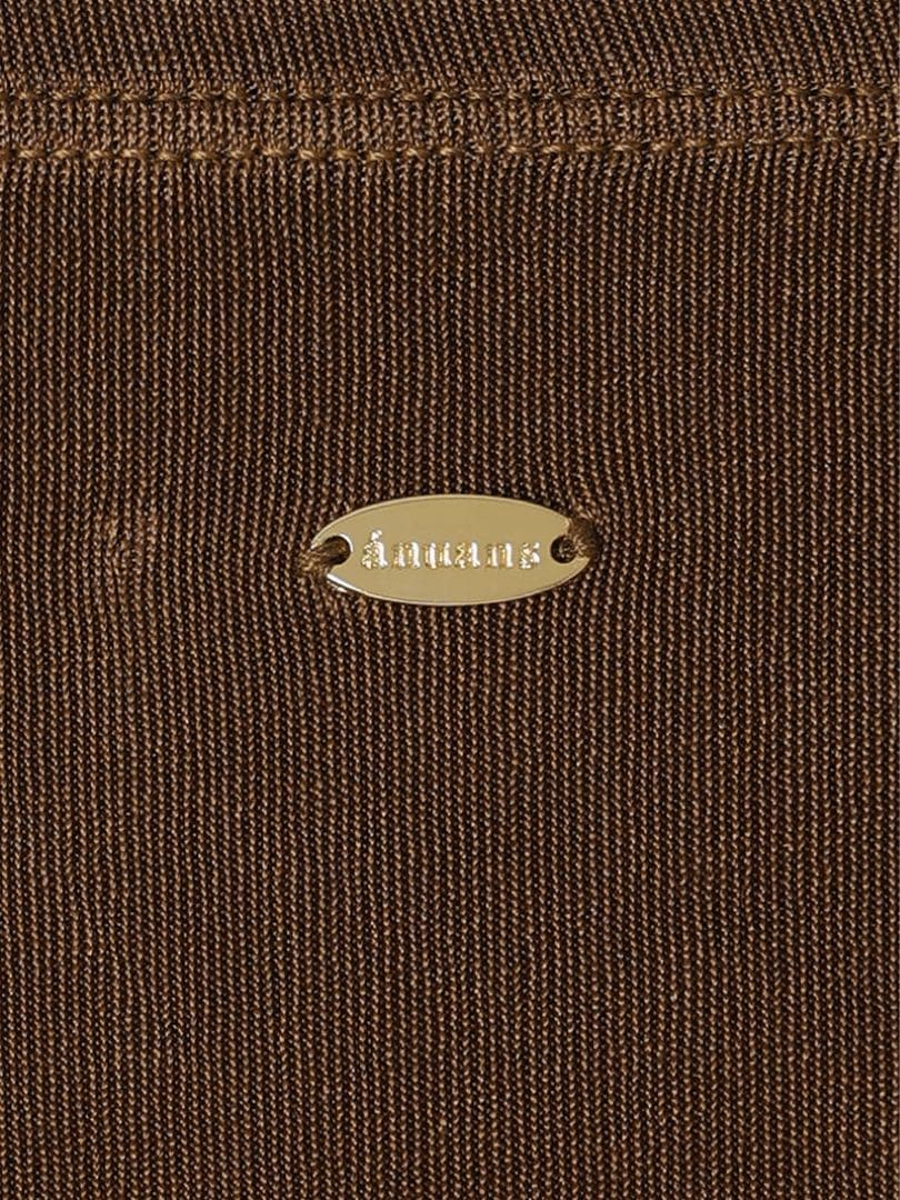 新品　anuans アセテートカットナロースカート　ベロア　アニュアンズ