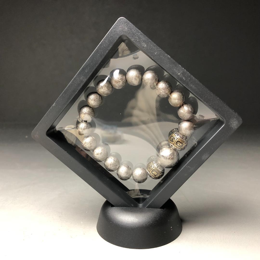 隕石 鉄隕石　アルタイ隕石　ムオニオナルスタ隕石 ブレスレット　重さ77ｇ