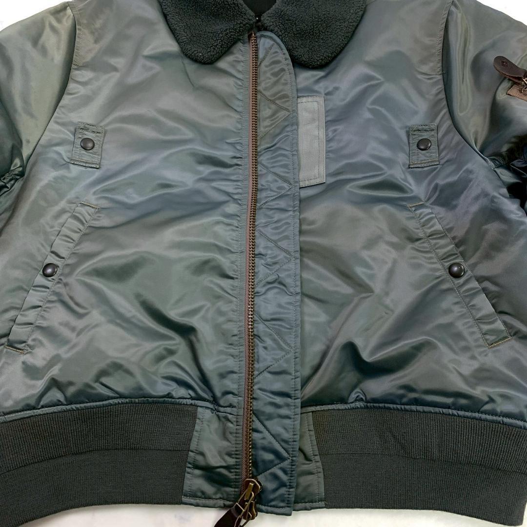 美品★ BEAMS ワイドショートフィット B-15 ジャケット L　E051