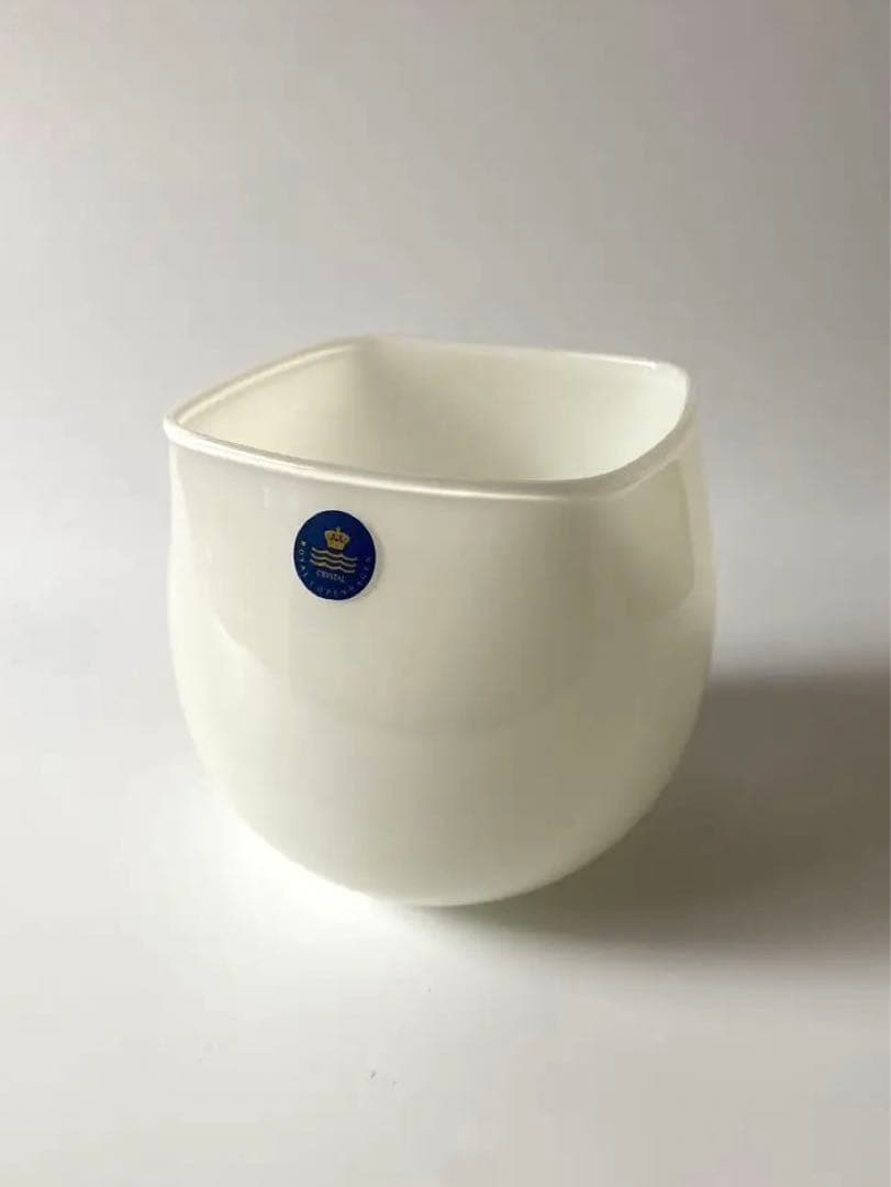 ロイヤルコペンハーゲン クリスタル　QUADRO フラワーベース　デンマーク製