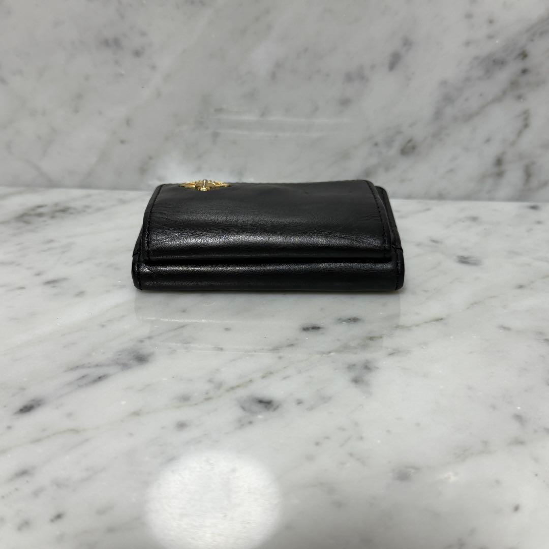 Vivienne Westwood ヴィヴィアンウエストウッド 三つ折り財布 黒