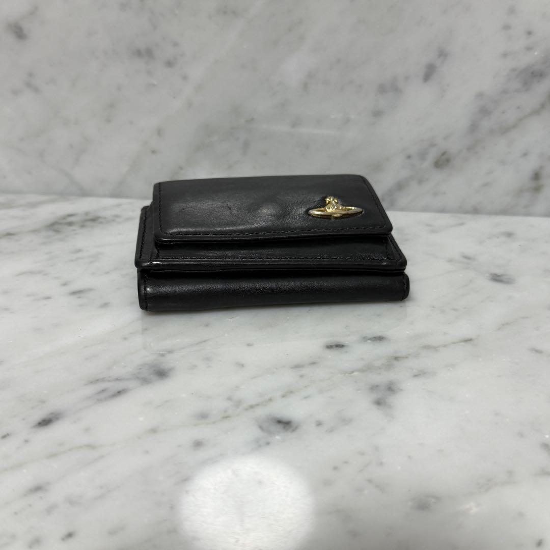 Vivienne Westwood ヴィヴィアンウエストウッド 三つ折り財布 黒