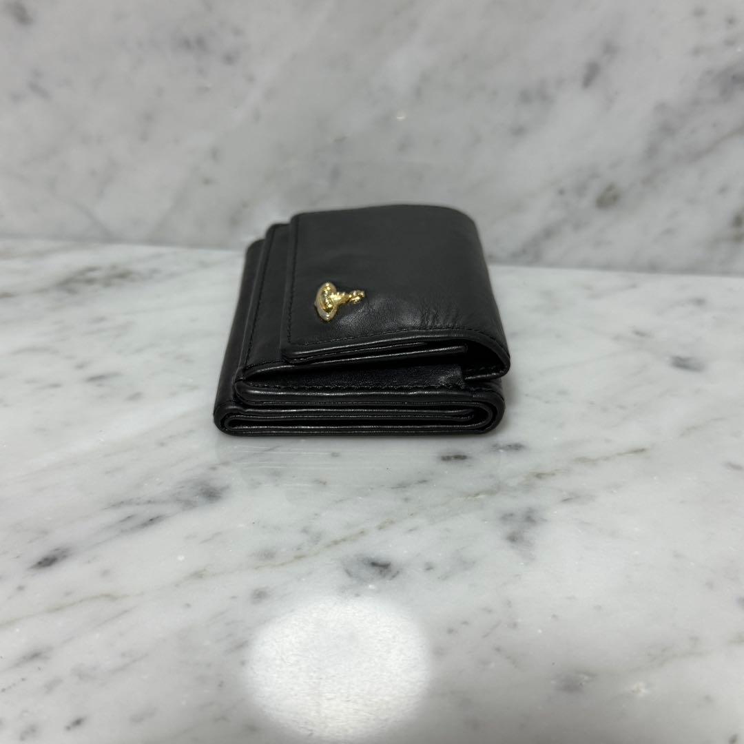 Vivienne Westwood ヴィヴィアンウエストウッド 三つ折り財布 黒
