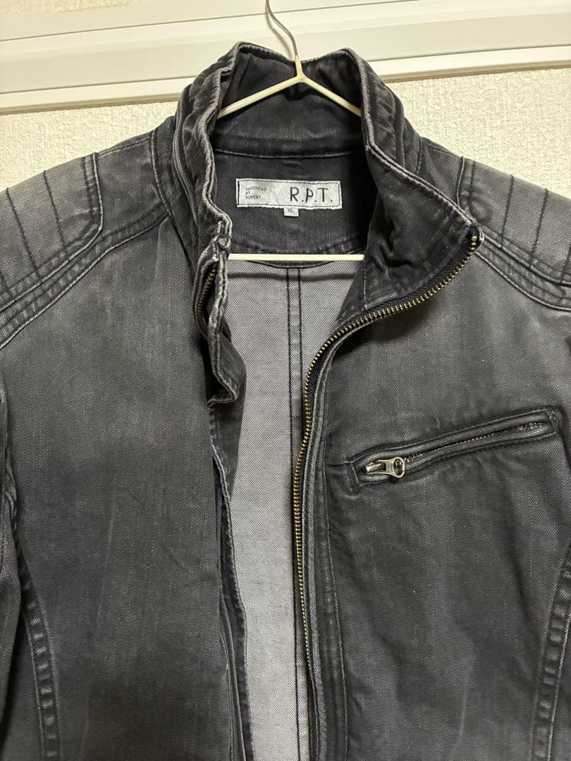 ルパート R.P.T RUPERT シングルライダースジャケット ブラック XL