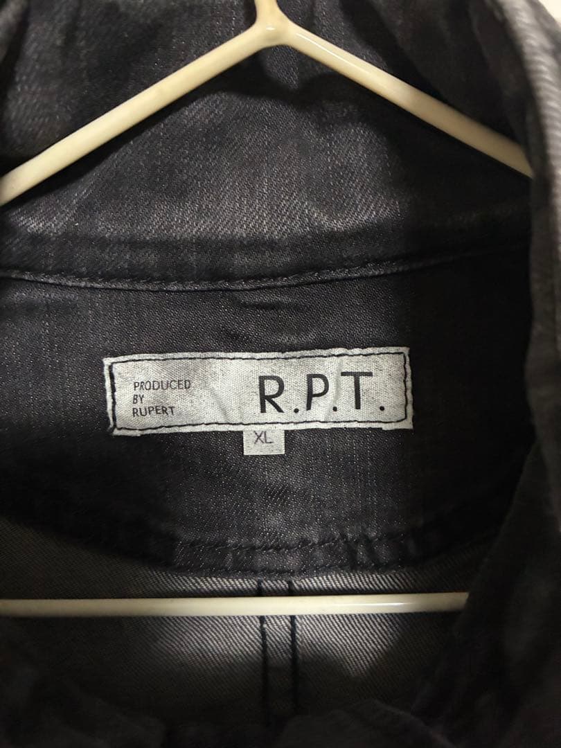 ルパート R.P.T RUPERT シングルライダースジャケット ブラック XL