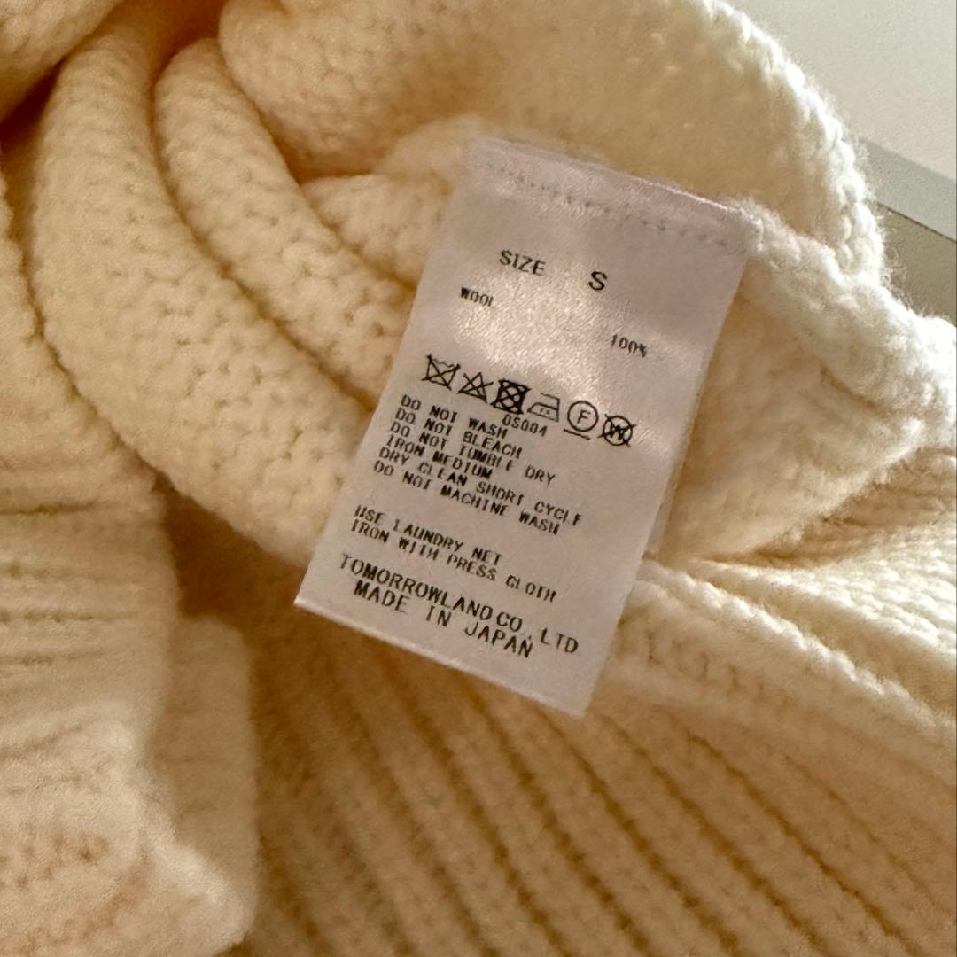 ギャルリーヴィー　ファインウーステッド クルーネックプルオーバー