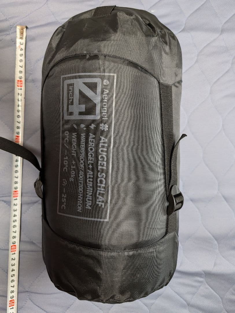 エアロゲル寝袋　ALUGEL SLEEPING BAG　封筒型