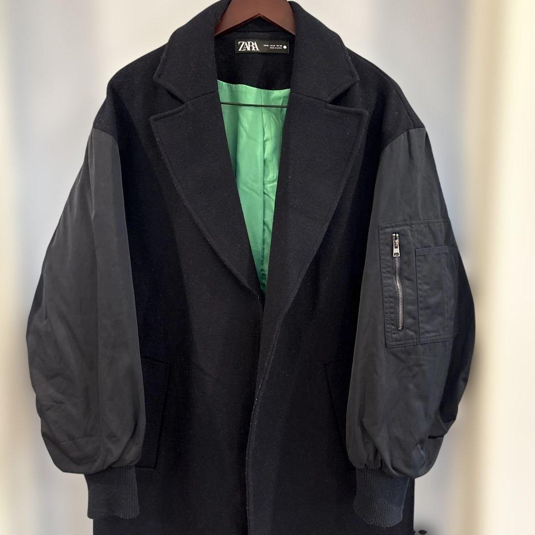 完売品 ZARA ザラ 【マッチングボンバーコート】 MA1 美品