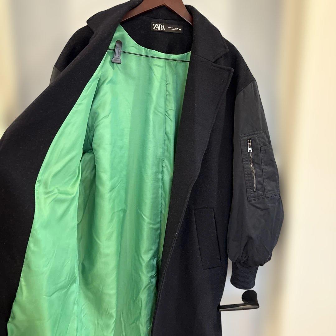 完売品 ZARA ザラ 【マッチングボンバーコート】 MA1 美品