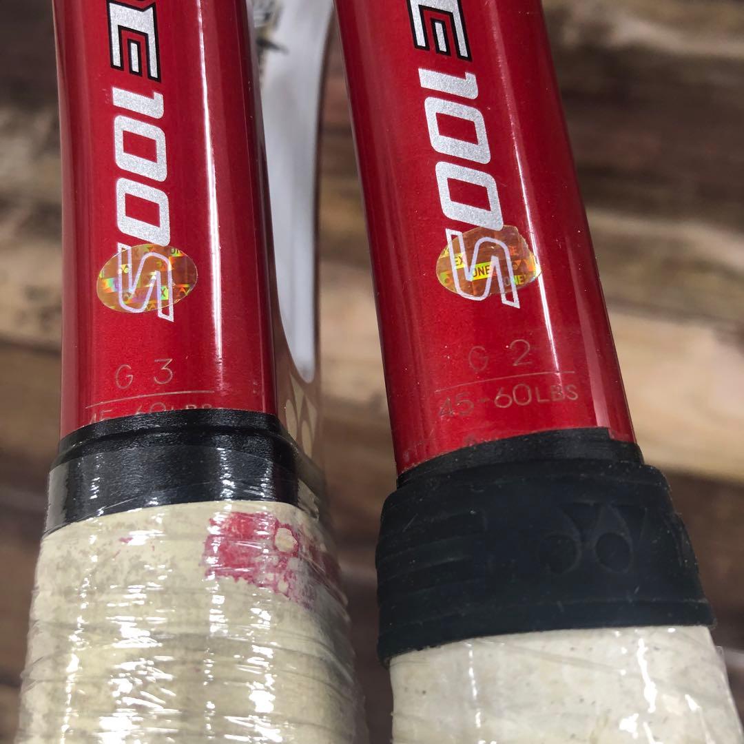 【2本セット】YONEX VCORE100S G2.G3テニスラケットヨネックス