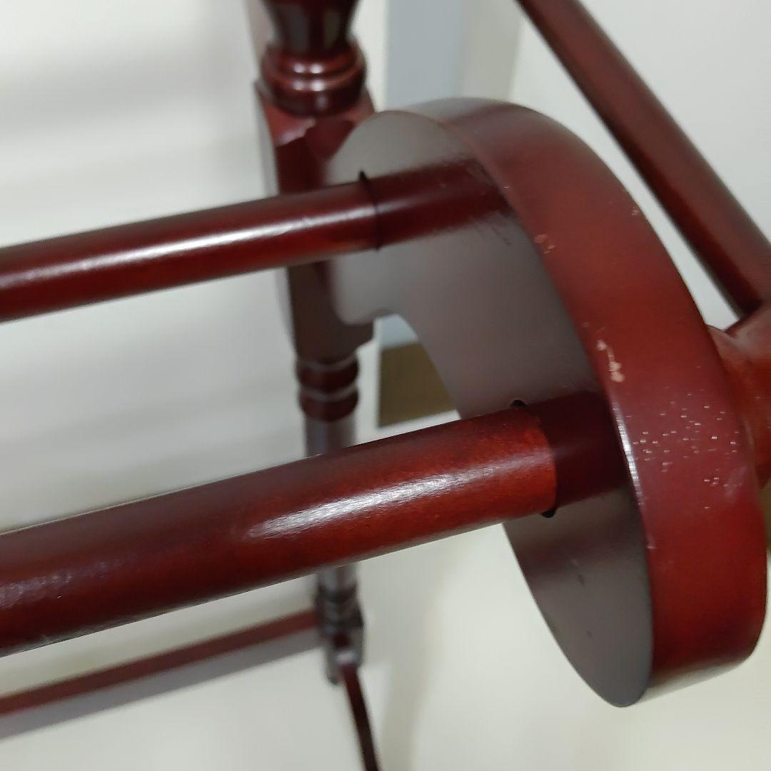 アンティーク調　キルトラック 　ブランケットラック　タオル　スーツ　送料無料