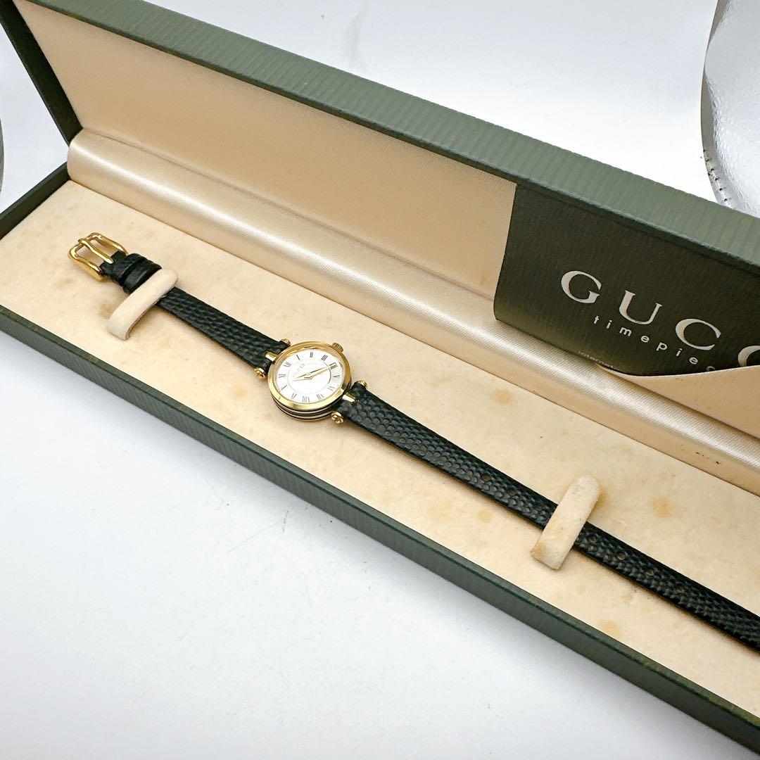 美品 稼動品 GUCCI グッチ 2040L レディース腕時計 箱付き