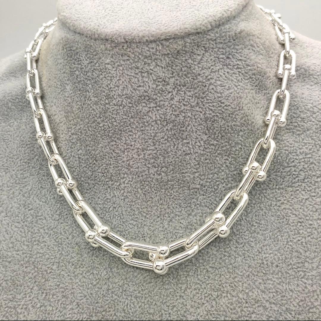 定価価格58万円 Tiffanyハードウェアグラジュエイテッドリンクネックレス