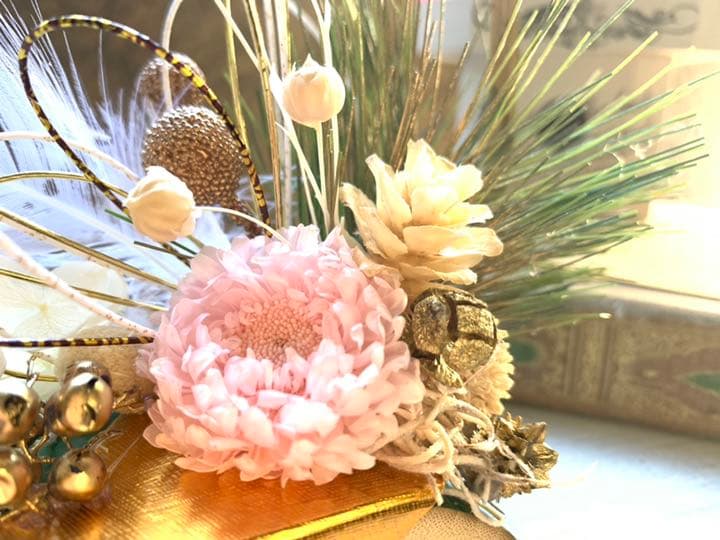 out           ❁ナチュラルを正月飾り❁バンブーラウンド❁