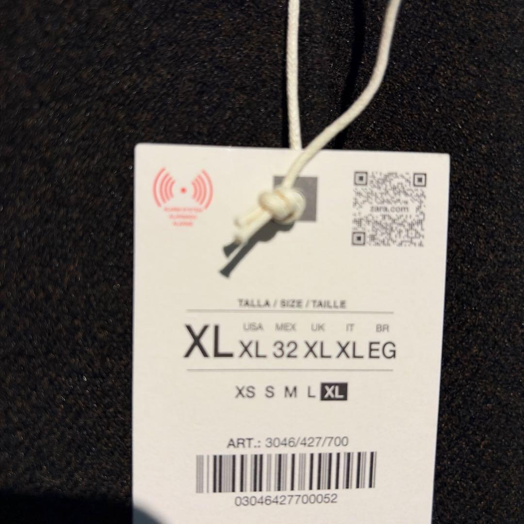 ZARA ソフトハイネックベルトコート　XL