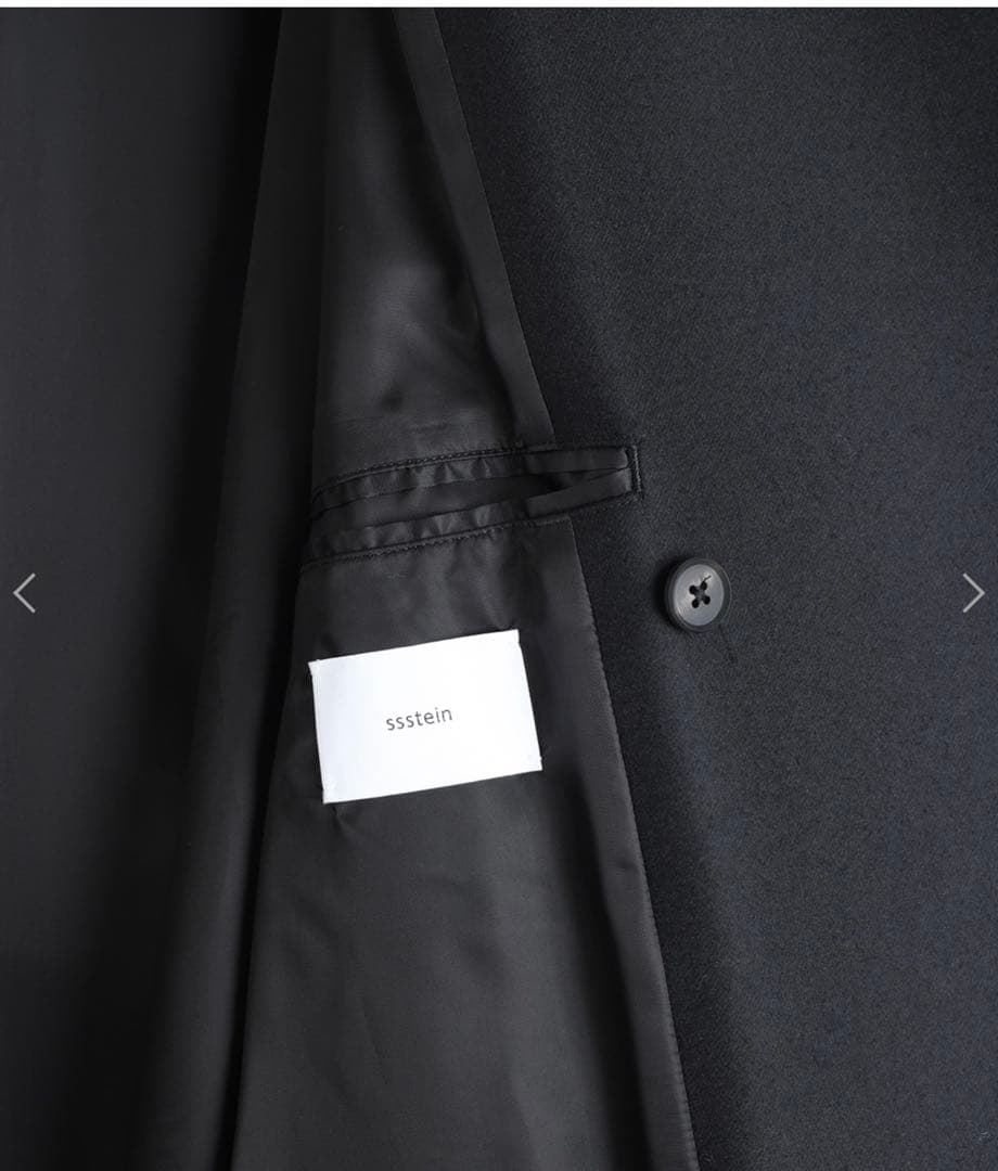ジャケット・アウター ssstein OVERSIZED DOUBLE BREASTED COAT