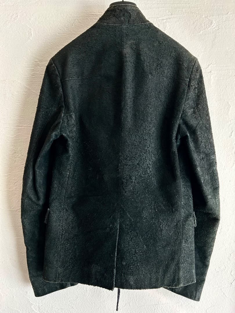 超希少！DIOR HOMME　03HH ラスター期　デストロイ・レザージャケット