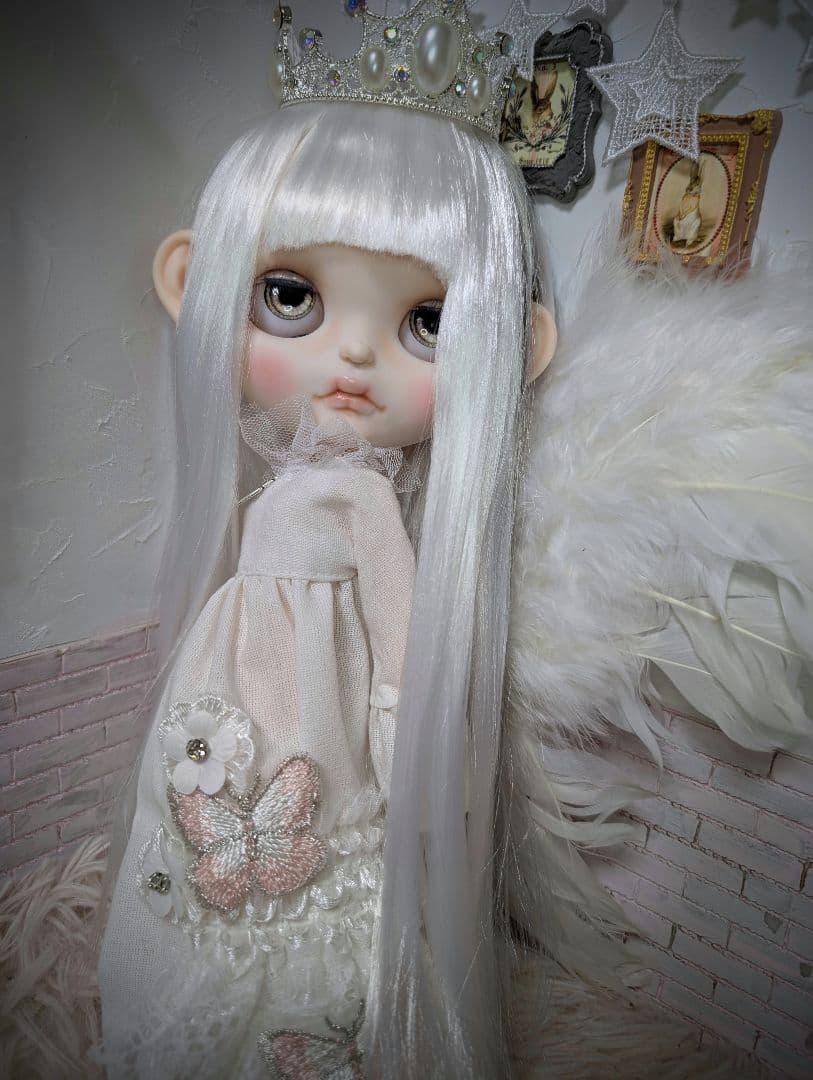 お迎え決まりました❁︎カスタムアイシードール❁︎アウトフィットセット❁︎エクステ