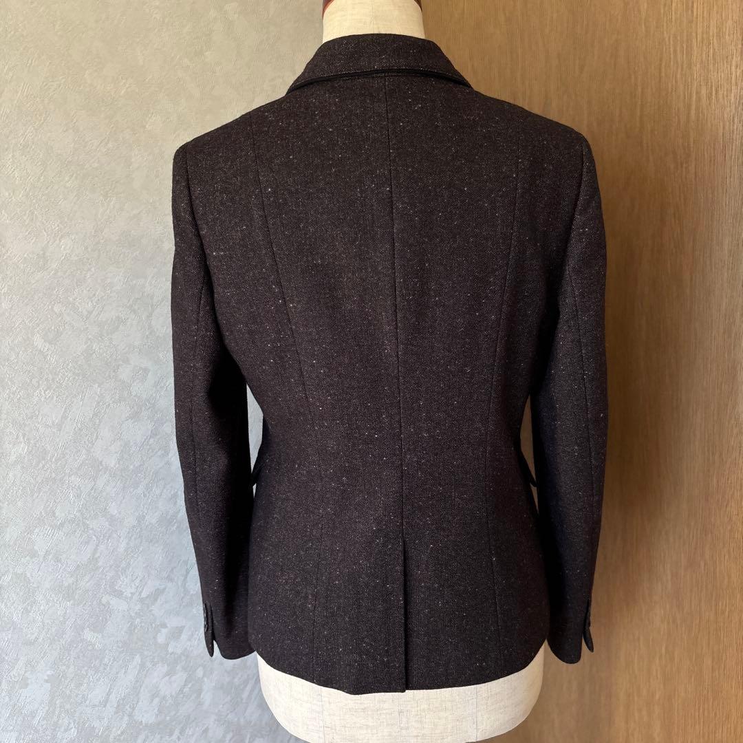 【美品】AQUASCUTUM アクアスキュータム パンツスーツ ウール 絹