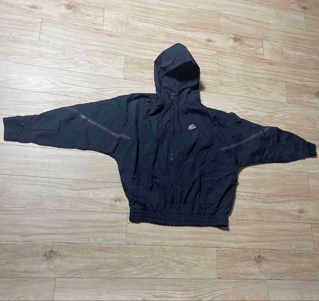コムドットやまと着用 NIKE 中綿 ナイロン セットアップ M/Lブラック