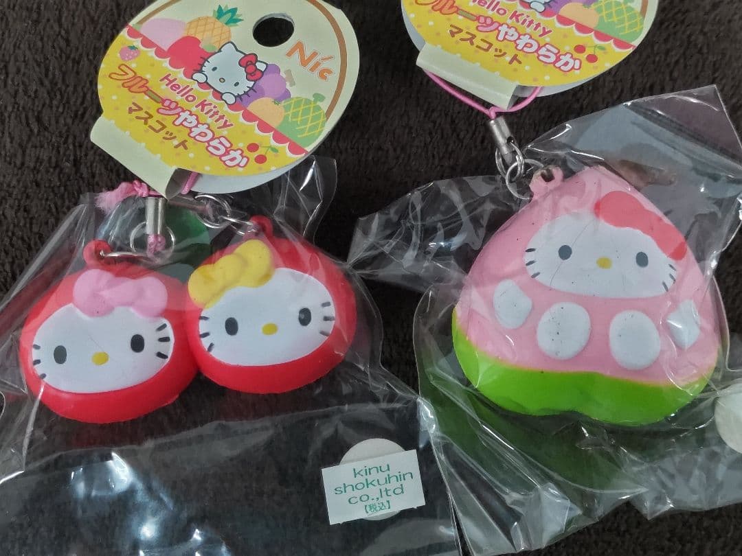 HelloKitty ハローキティ フルーツやわらかマスコット 他ぬいぐるみ