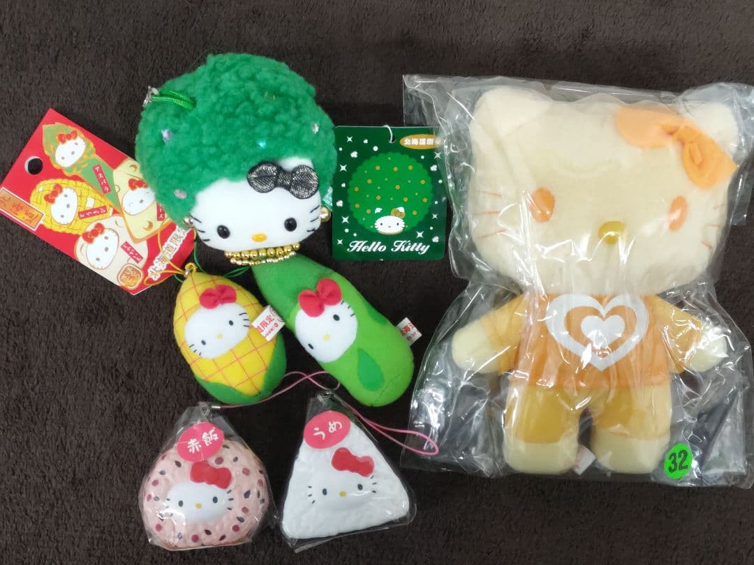 HelloKitty ハローキティ フルーツやわらかマスコット 他ぬいぐるみ