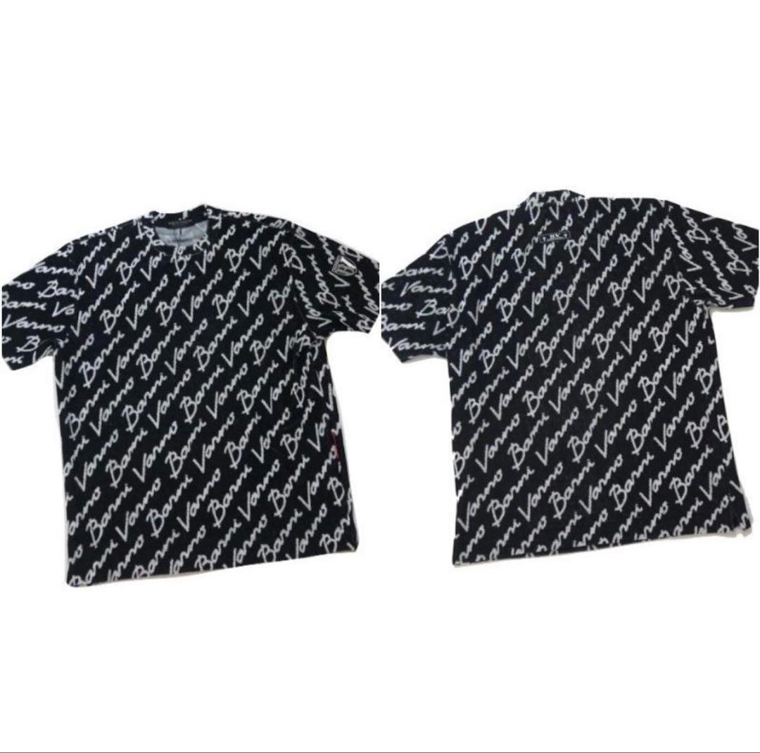 未使用 バーニヴァーノTシャツ 黒/白