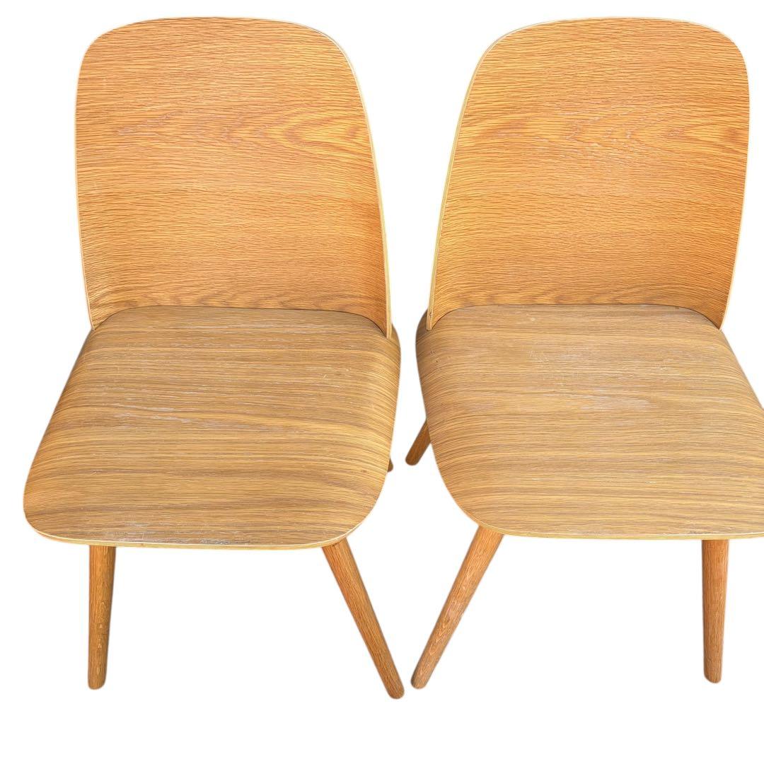 【美品】muuto ムート Nerd Chair ナードチェア オーク 2脚分③