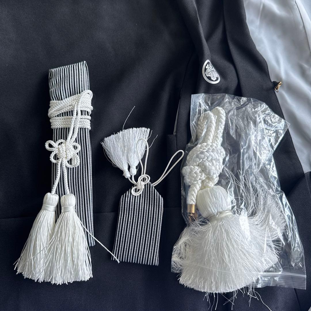 【美品】Catherine Cottage 黒紋付袴セット100cm 七五三に♪