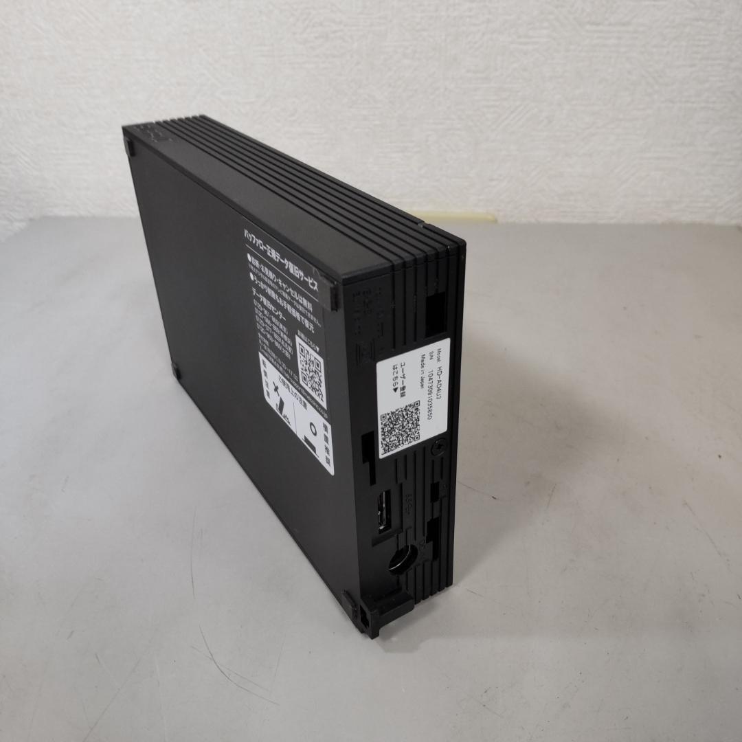BUFFALO 外付けハードディスクドライブ 4TB HD-AD4U3