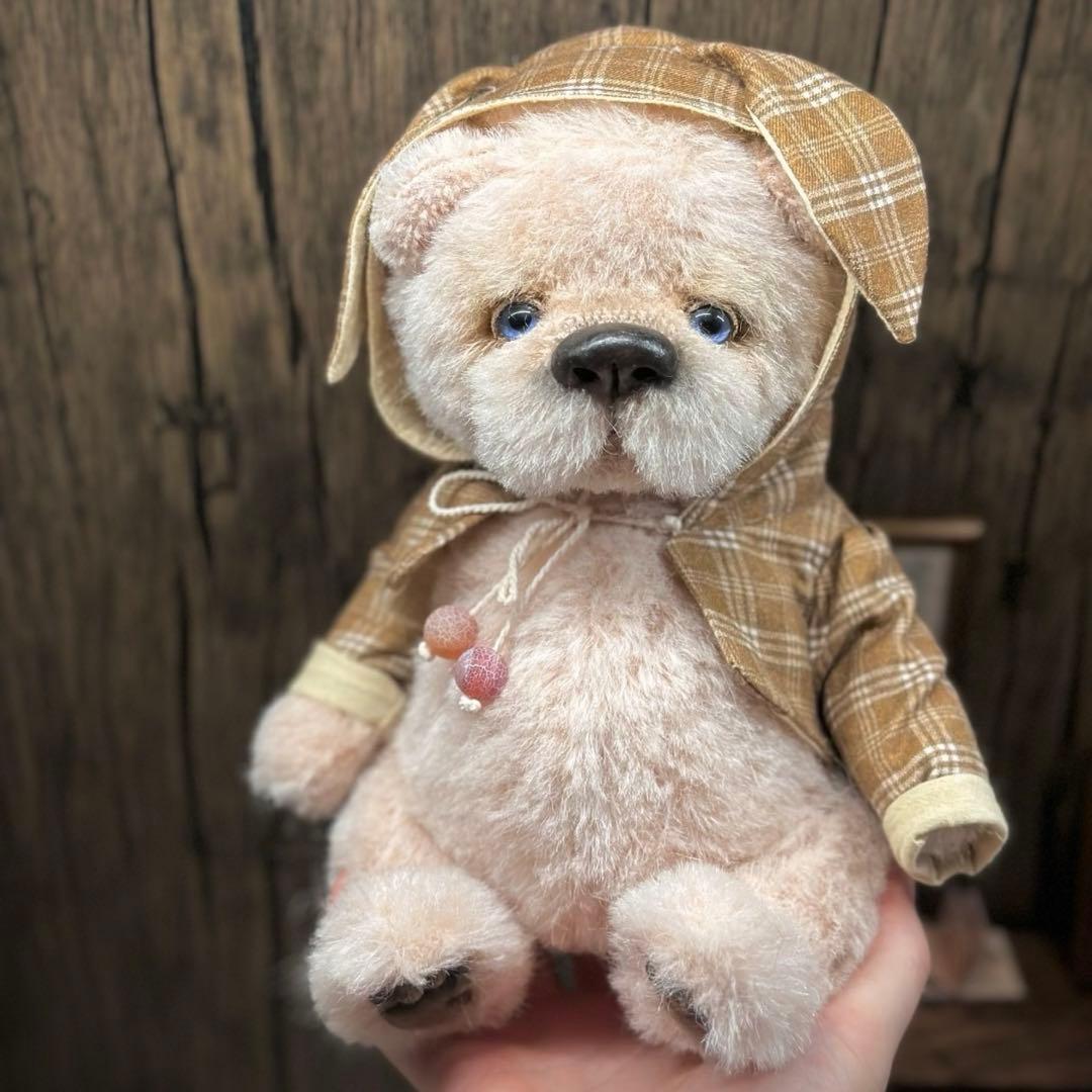 憂いくまさん テディベア 海外作家様 ハンドメイド 熊 ぬいぐるみ OOAK