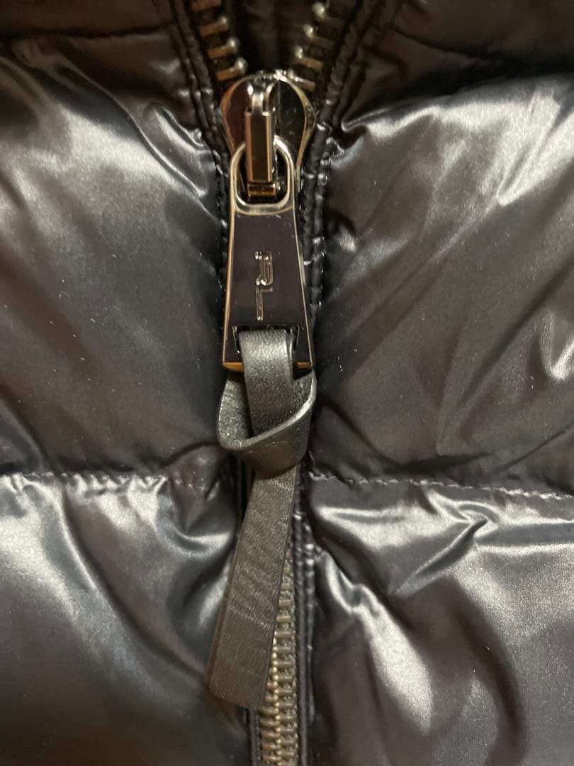 POLO RALPH LAUREN フード付きダウンベスト ブラック