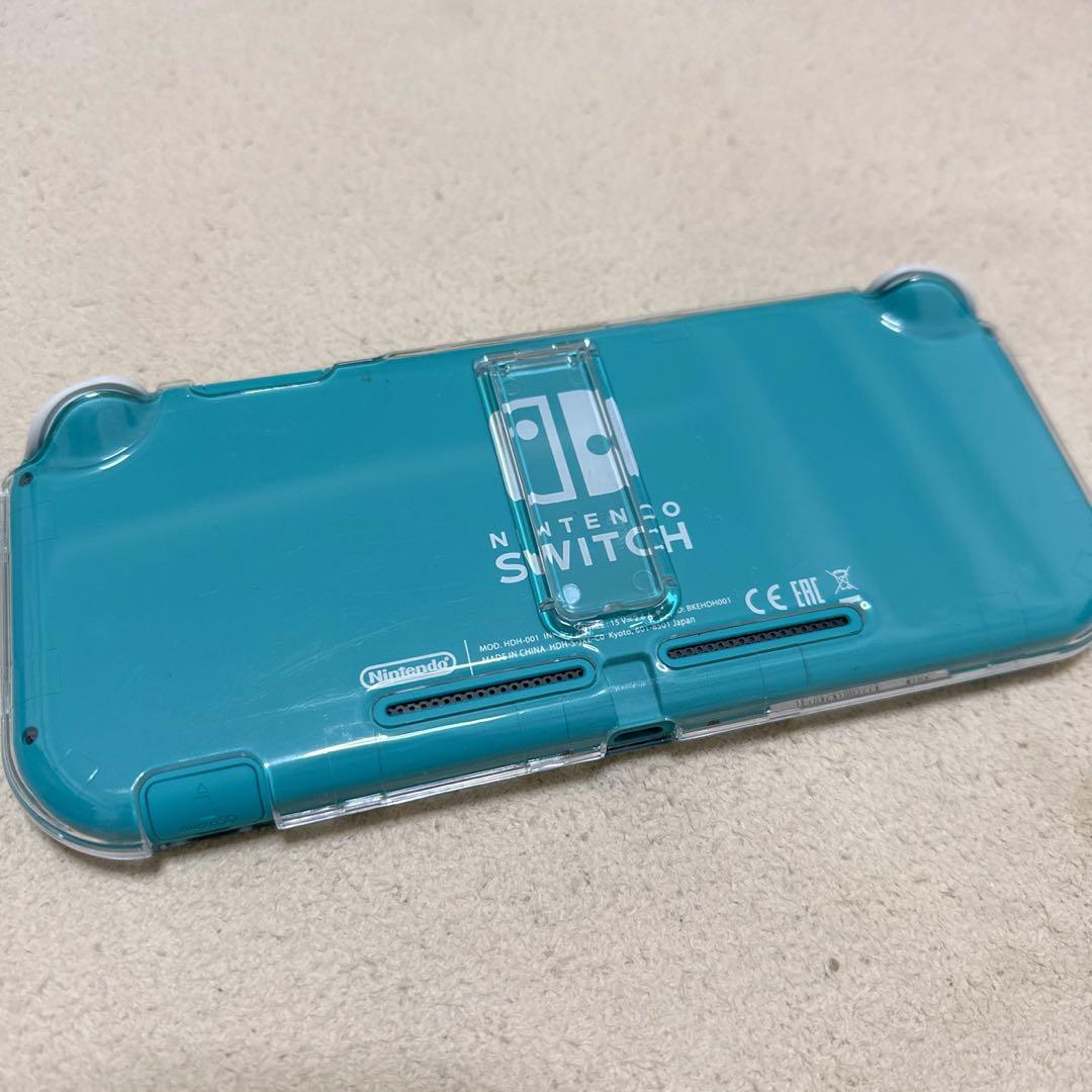 美品 Nintendo Switch Lite ターコイズ 本体　ハードケース付