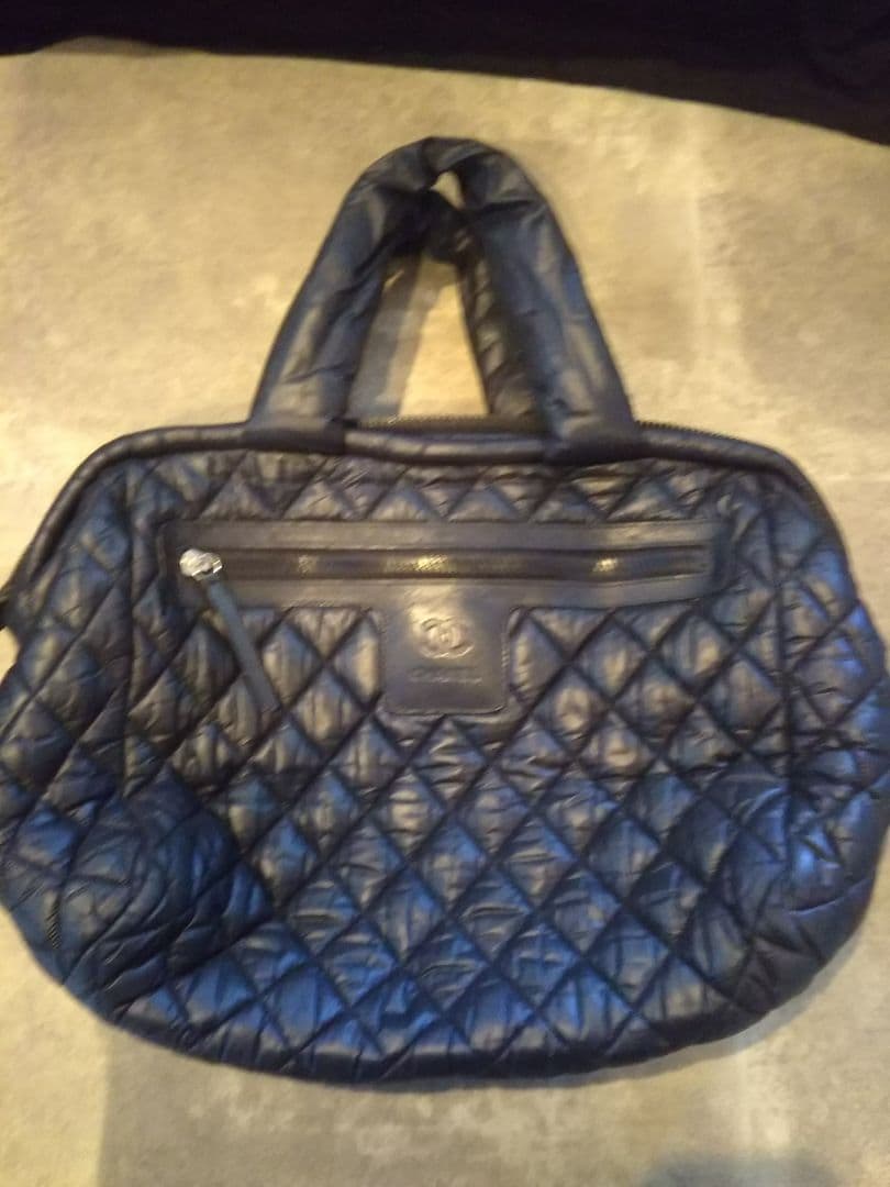 CHANEL ボストンバック コココクーン ボーリング