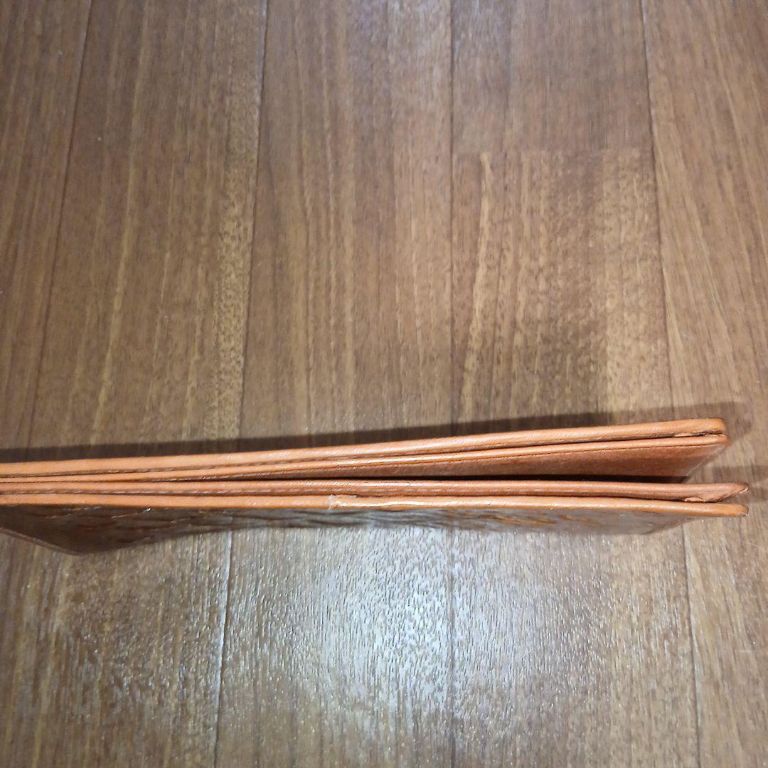 【レア】アルマジロ革 レザー 皮革 長財布 札入れ 茶色 ブラウンカラー