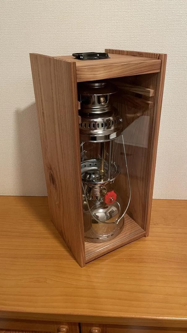 バタフライランタン 自作専用ケース付 灯油 ケロシン ペトロマックス