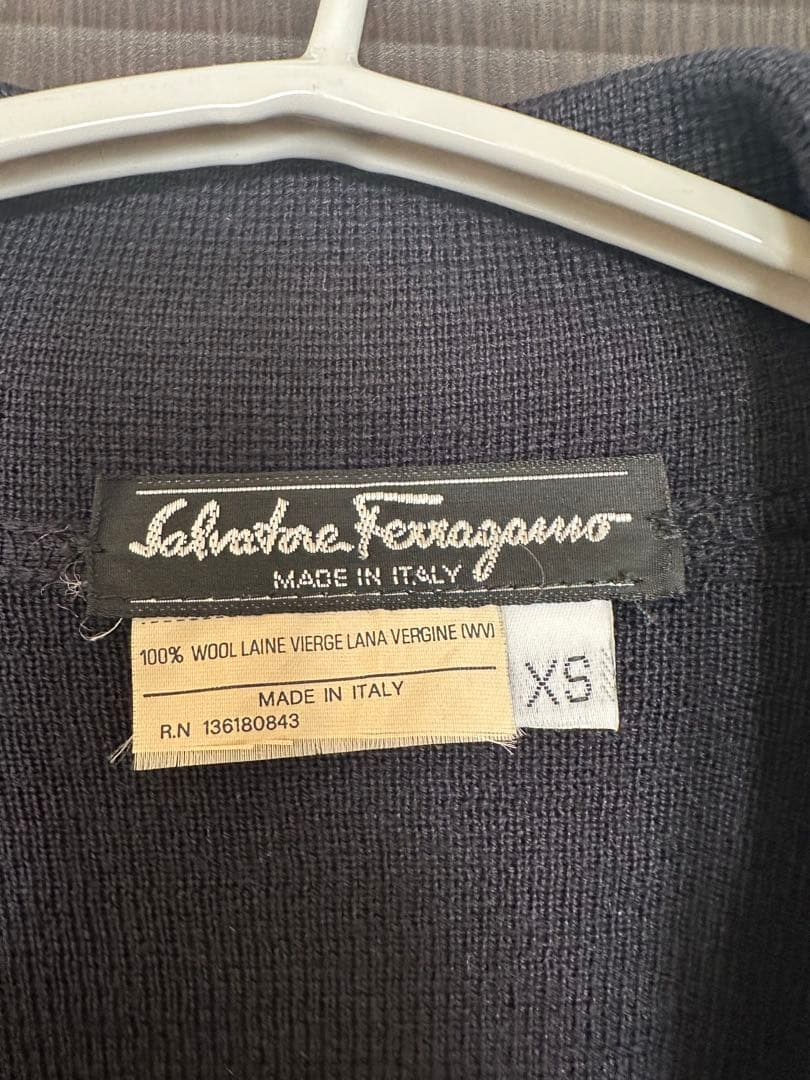 Salvatore Ferragamo ネイビーワンピース XS