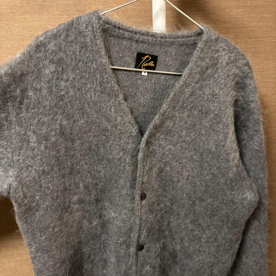 ♦︎ Needles ニードルズ ビショップ 別注 モヘア ニット カーディガン