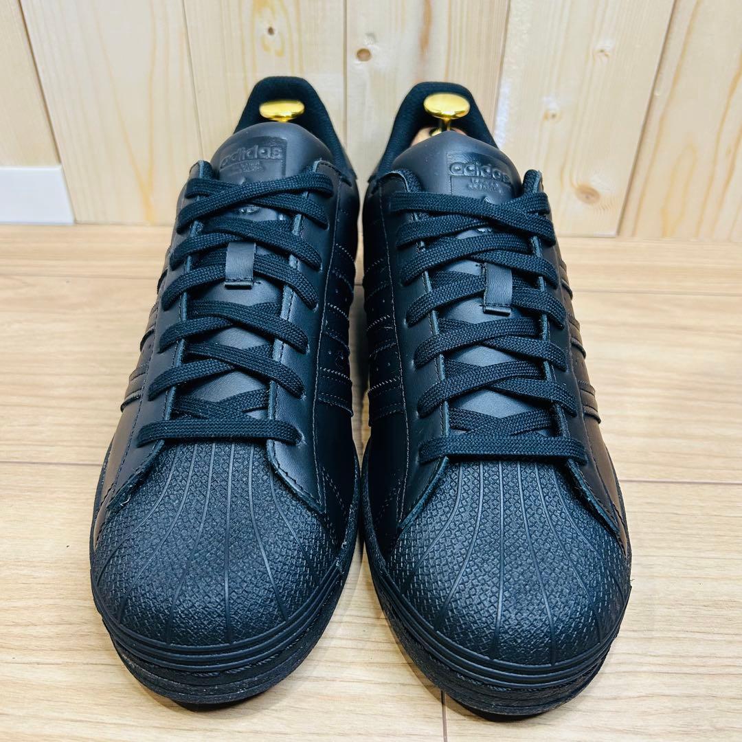 未使用級 adidas SUPERSTAR コアブラック EG4957 28.5